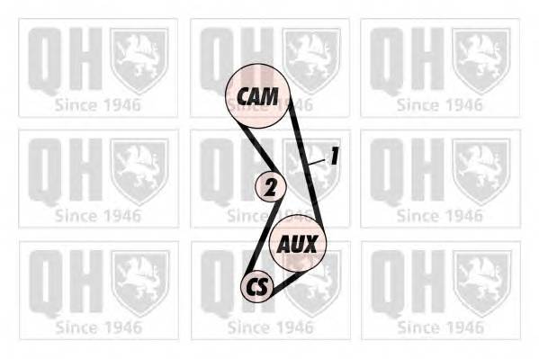 QUINTON HAZELL QTB127 Ремень ГРМ