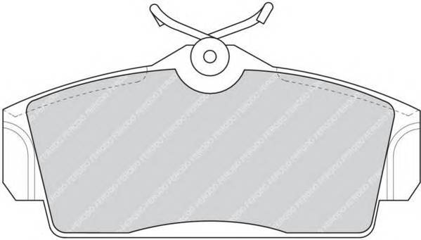 FERODO FDB1096 Комплект тормозных колодок...
