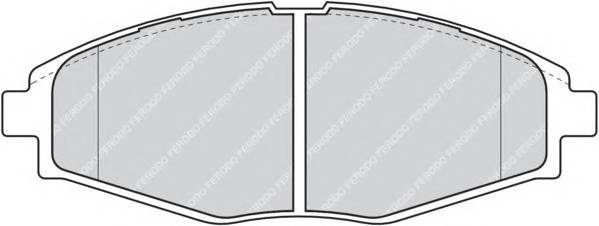 FERODO FDB1337 Комплект тормозных колодок