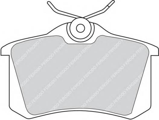 FERODO FDB541 Комплект тормозных колодок