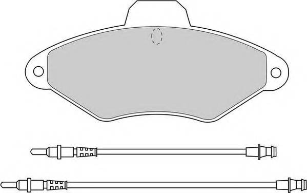 FERODO FDB874 Комплект тормозных колодок