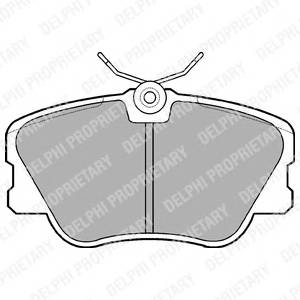 DELPHI LP499 Комплект тормозных колодок...