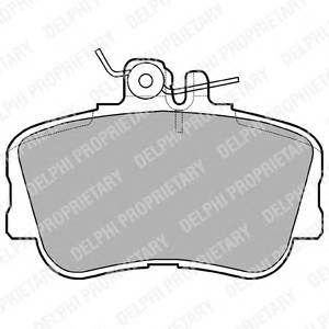 DELPHI LP881 Комплект тормозных колодок...