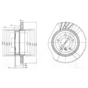 DELPHI BG3943 Тормозной диск DELPHI BG3943 Тормозной диск