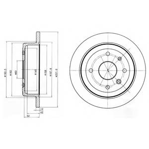 DELPHI BG4194 Тормозной диск DELPHI BG4194 Тормозной диск