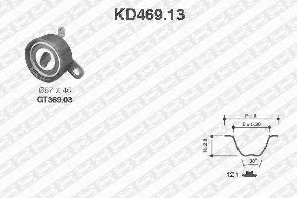 SNR KD469.13 Комплект ремня ГРМ