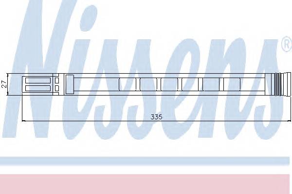 NISSENS 95387 Осушитель, кондиционер