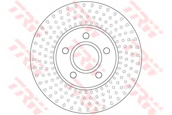 TRW DF6536 TARCZA HAM LUCAS DF6536 VOLVO V40 T4 180KM 13- PRZ...