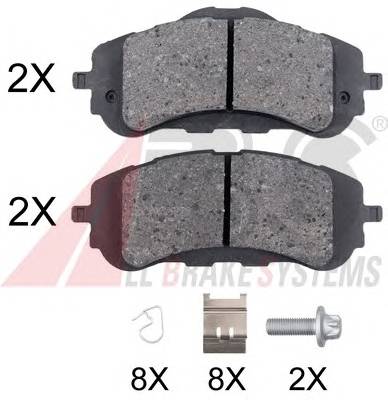A.B.S. 35018 Комплект тормозных колодок...