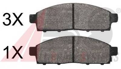 A.B.S. 37624 Комплект тормозных колодок