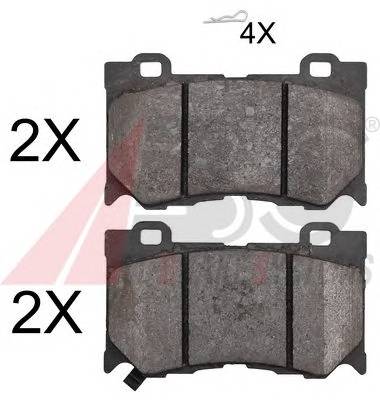 A.B.S. 37768 Комплект тормозных колодок