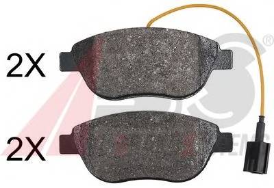 A.B.S. 37871 Комплект тормозных колодок...