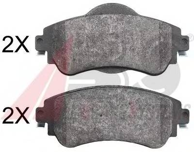 A.B.S. 37890 Комплект тормозных колодок