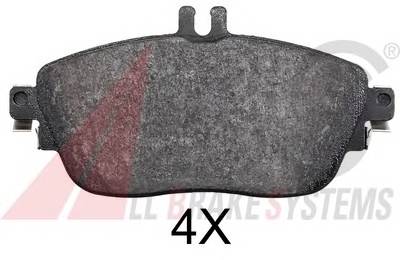 A.B.S. 37911 Комплект гальмівних колодо...