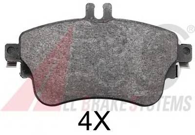 A.B.S. 37912 Комплект гальмівних колодо...