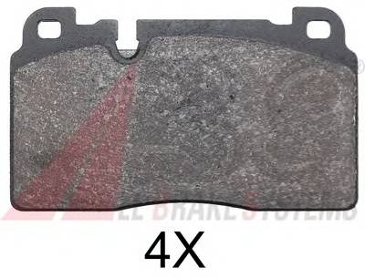 A.B.S. 37959 Комплект гальмівних колодо... A.B.S. 37959 Комплект гальмівних колодо...