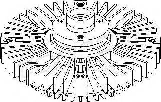 TOPRAN 109 607 Сцепление, вентилятор ради...