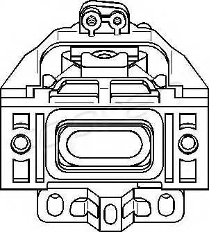 TOPRAN 107 979 Подвеска, двигатель