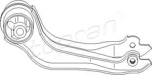 TOPRAN 110 141 Подвеска, ступенчатая коро