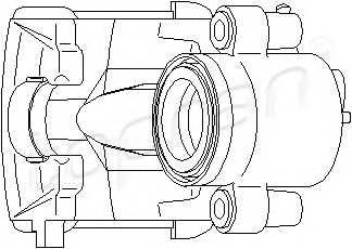 TOPRAN 110 283 Тормозной суппорт