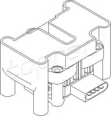 TOPRAN 109 316 Катушка зажигания