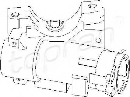 TOPRAN 110 824 Замок вала рулевого колеса