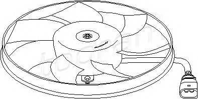 TOPRAN 111 285 Вентилятор, охлаждение дви�...