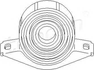 TOPRAN 400 084 Подвеска, карданный вал