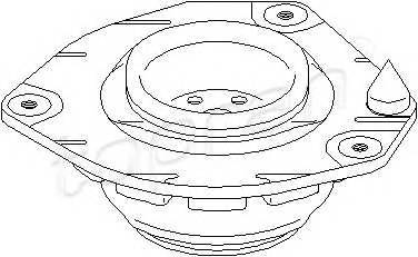 TOPRAN 700 365 Опора стойки амортизатора