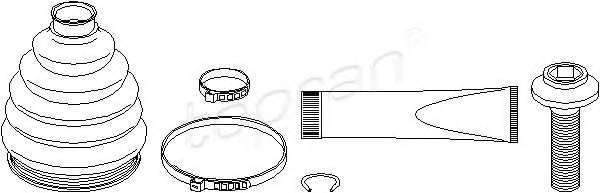 TOPRAN 113 005 Комплект пылника, приводно�