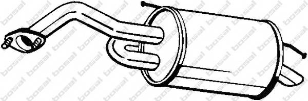 BOSAL 128-001 Глушитель выхлопных газов 