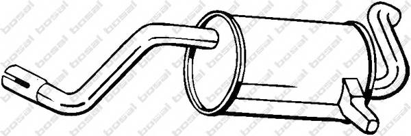 BOSAL 200-035 Глушитель выхлопных газов 