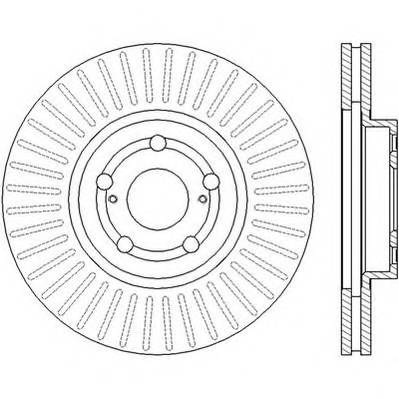 JURID 562453JC Гальмівний диск