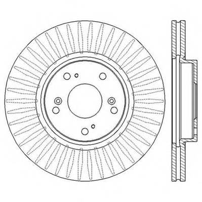 JURID 562546JC Тормозной диск