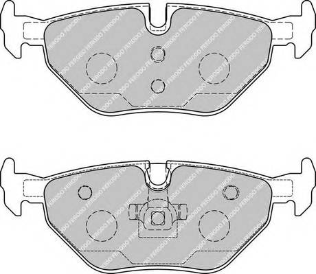 FERODO FDB1867 Комплект тормозных колодок