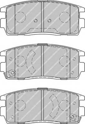 FERODO FDB1935 Комплект тормозных колодок