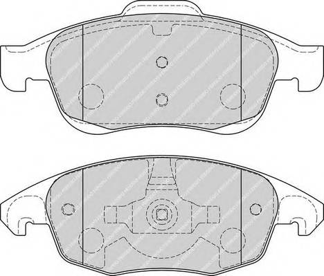 FERODO FDB1971 Комплект тормозных колодок