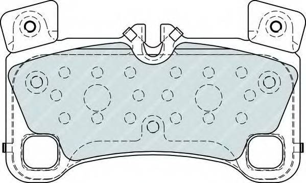 FERODO FDB4065 Комплект тормозных колодок