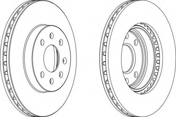 FERODO DDF1097 Тормозной диск Ferodo NUBIRA 1,6-2,0I... FERODO DDF1097 Тормозной диск Ferodo NUBIRA 1,6-2,0I...