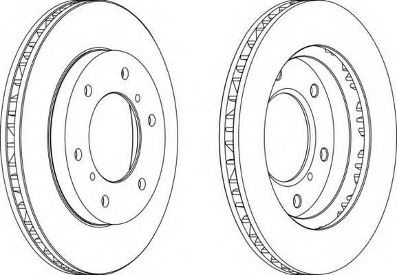 FERODO DDF1384 Диск гальмівний FERODO DDF1384 Диск гальмівний
