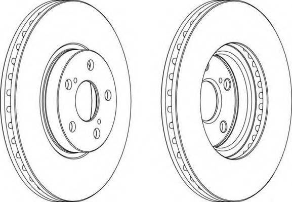 FERODO DDF1508 Гальмівний диск (ціна за 2шт... FERODO DDF1508 Гальмівний диск (ціна за 2шт...
