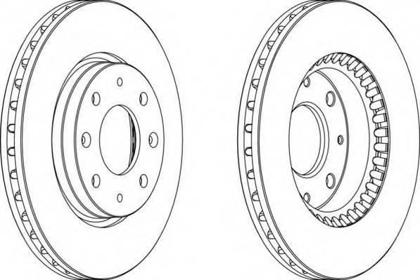 FERODO DDF1528 Диск гальмівний FERODO DDF1528 Диск гальмівний