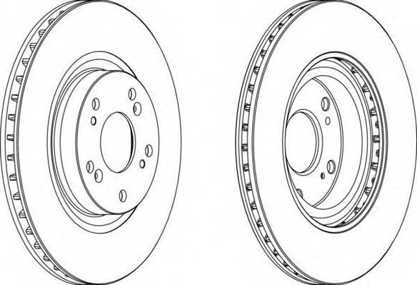 FERODO DDF1596 Гальмівний диск (ціна за 2шт... FERODO DDF1596 Гальмівний диск (ціна за 2шт...