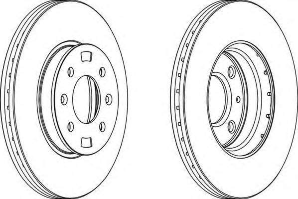 FERODO DDF1603 Гальмівний диск (ціна за 2шт