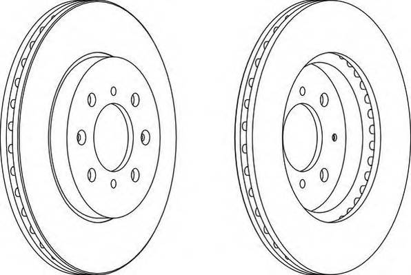 FERODO DDF1610 Диск гальмівний FERODO DDF1610 Диск гальмівний