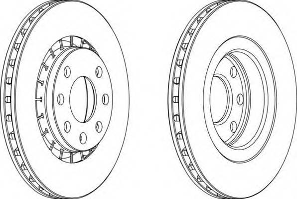 FERODO DDF206 Гальмівний диск (ціна за 2шт