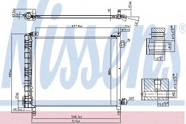 NISSENS 940372 Радиатор кондиционера NISSENS 940372 Радиатор кондиционера