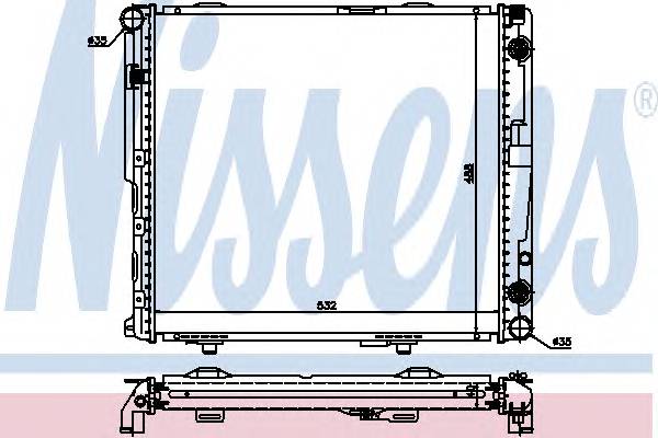 NISSENS 62698A Радиатор, охлаждение двига