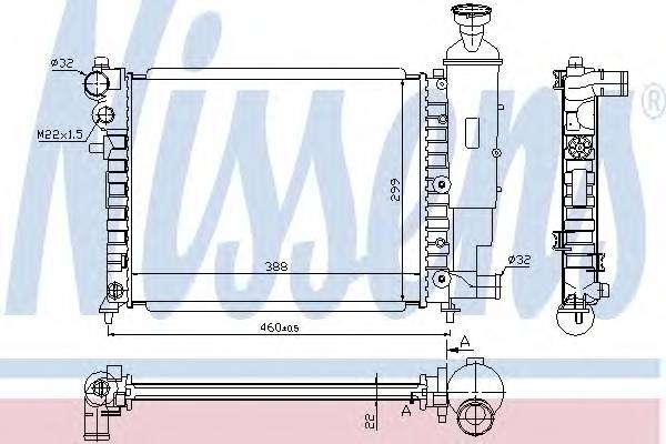 NISSENS 61358 Радиатор, охлаждение двига... NISSENS 61358 Радиатор, охлаждение двига...