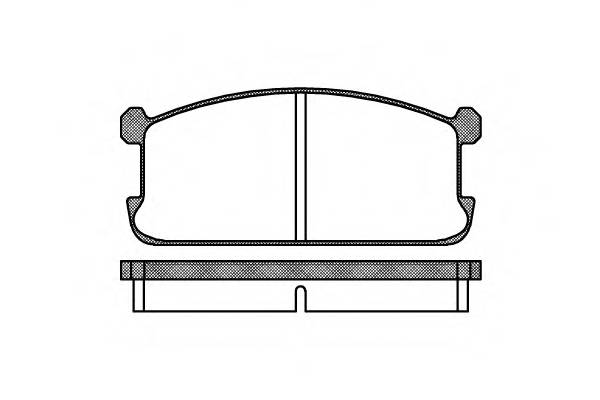 ROADHOUSE 2106.00 Комплект тормозных колодок